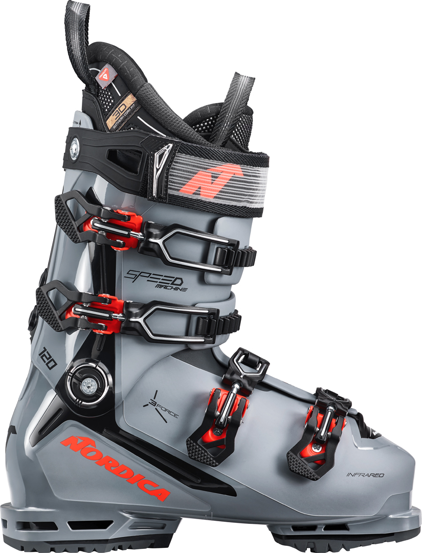 Nordica SPEEDMACHINE 3 120 GW Ski Boot grey/black/red