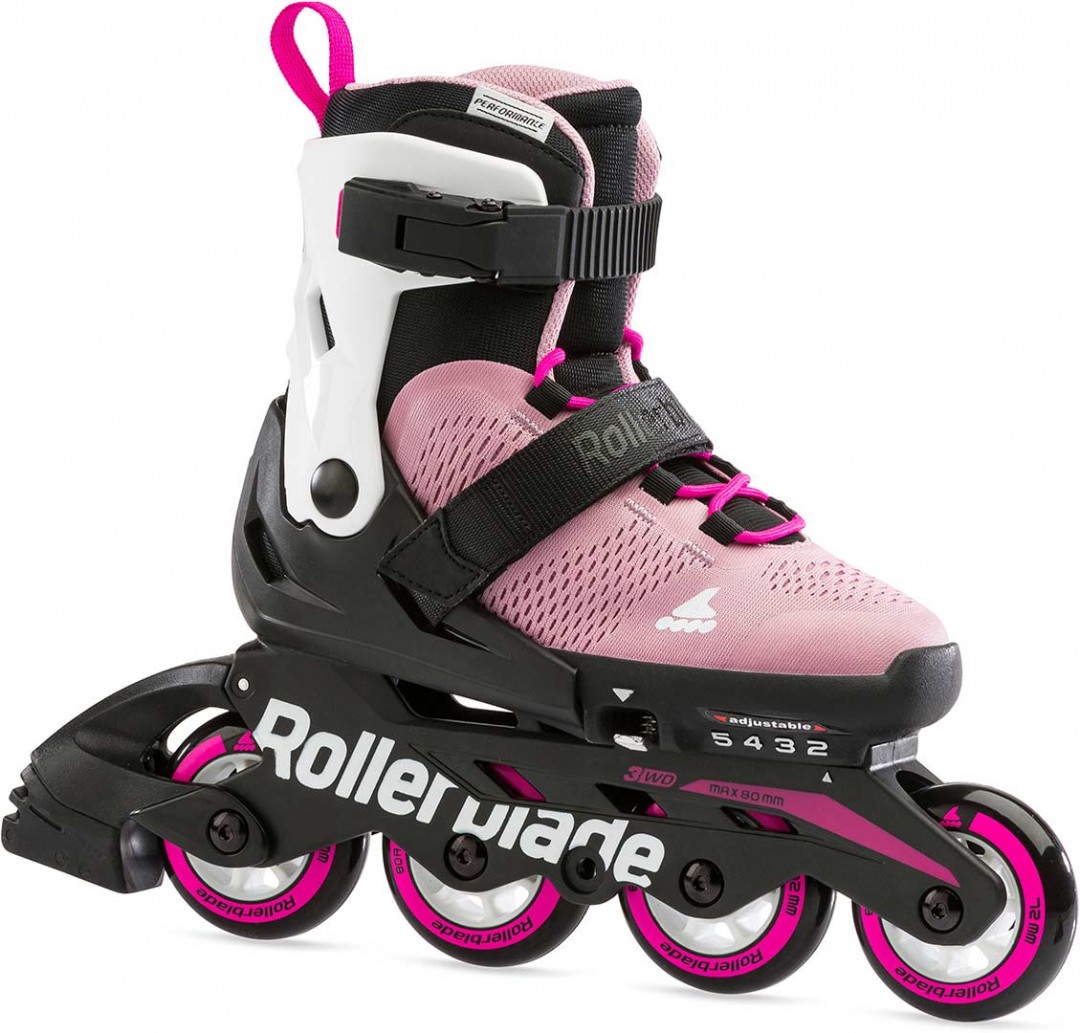 ROLLERBLADE Kinder Inliner Skates MICROBLADE G Inline Skate 2021 pink/white 
