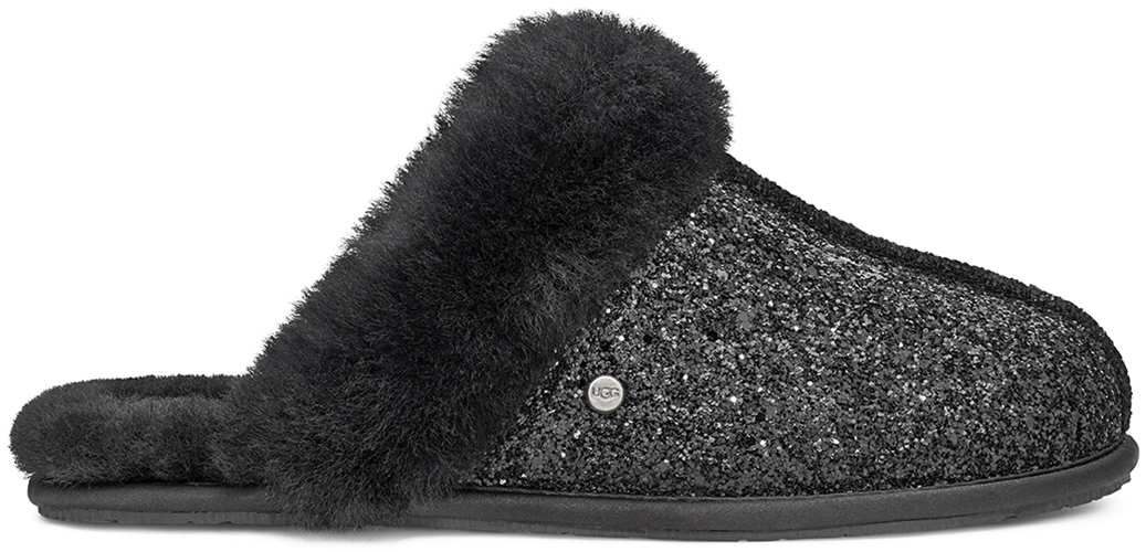 black scuffette ii cosmos slippers