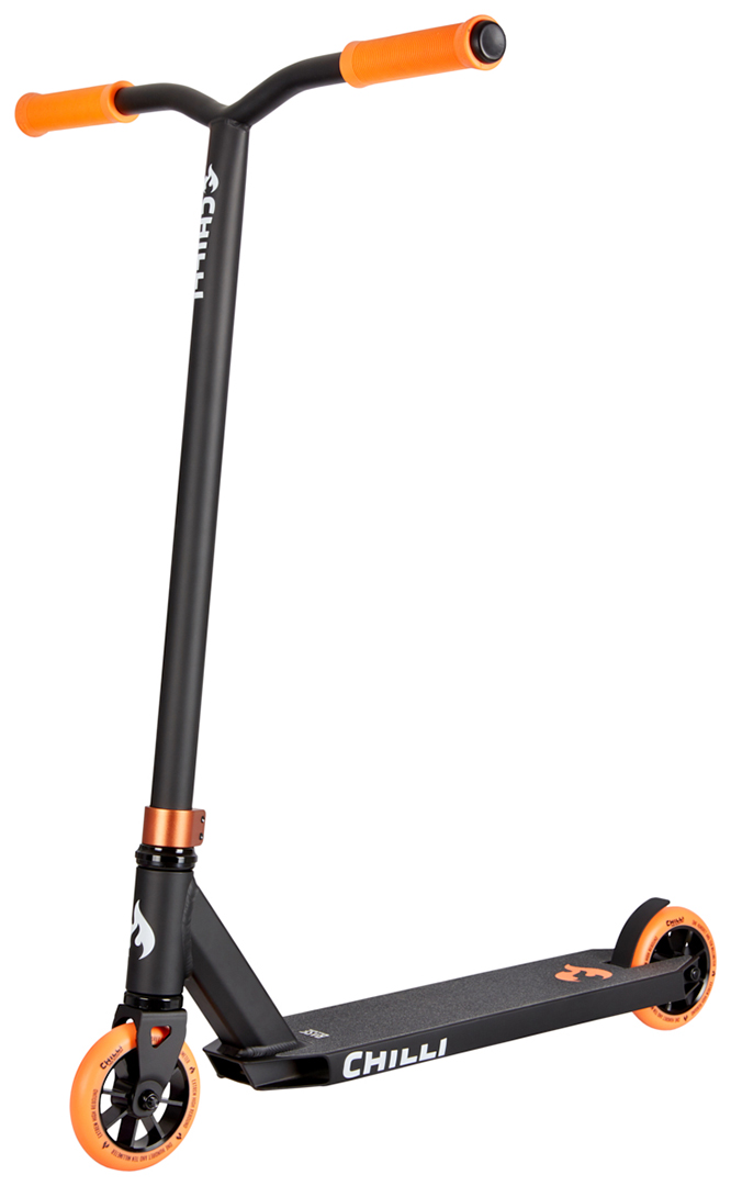 Chilli Pro Scooter Base Scooter Black/Orange Scooter e attrezzature ...