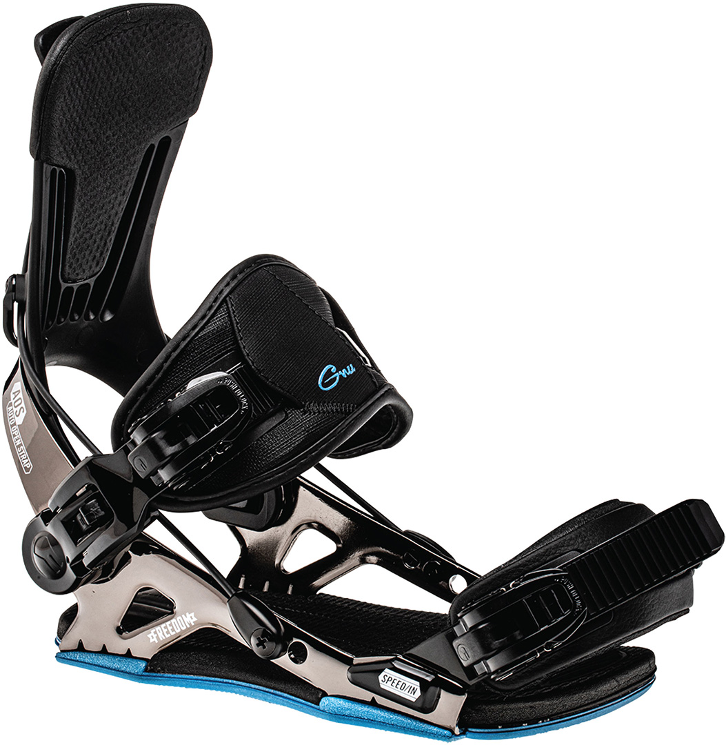 gnu rear entry snowboard bindings