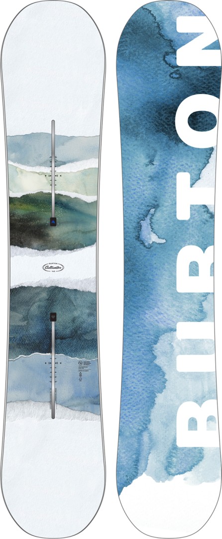Burton CULTIVATOR Snowboard watercolor | Warehouse One