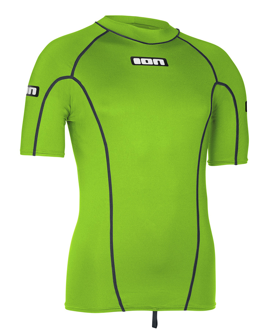 2022 ION Lycra UV-Shirt 'Rashguard Promo SS Lime Green' 