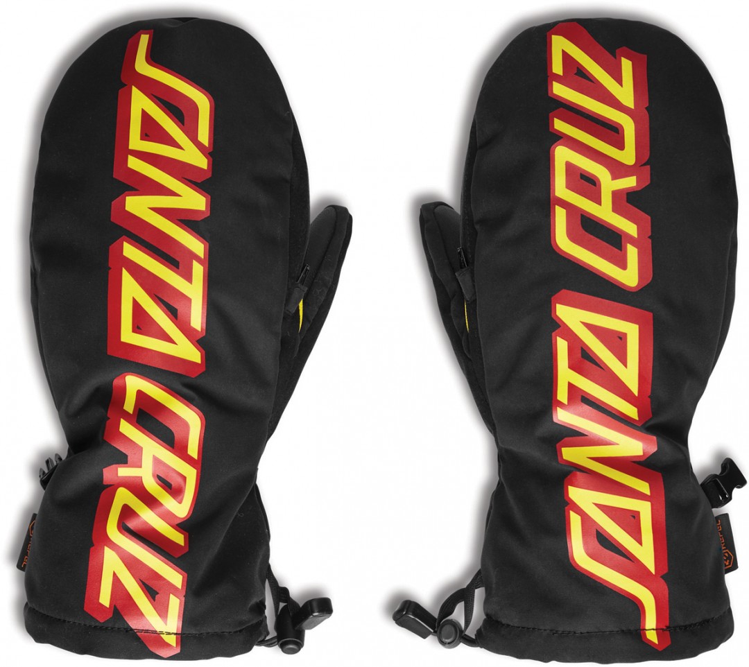 Thirtytwo Santa Cruz Mitt 2021 Black Yellow Warehouse One