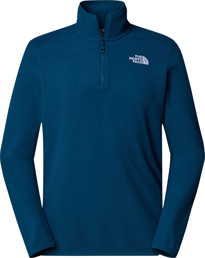The north face 100 GLACIER 1 4 ZIP Fleece midnight petrol Warehouse One