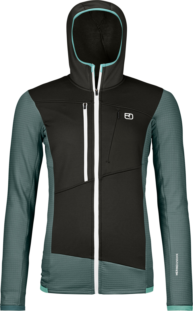 Ortovox FLEECE GRID WOMEN Hoodie dark arctic grey Warehouse One