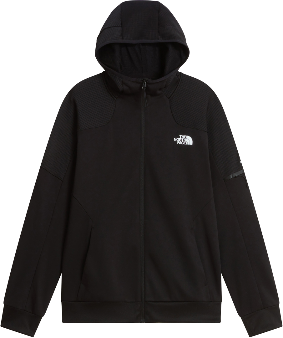 The North Face Noir Gemusterte Zip-Fleecejacke Mountain Athletics 2.0 - Image 4