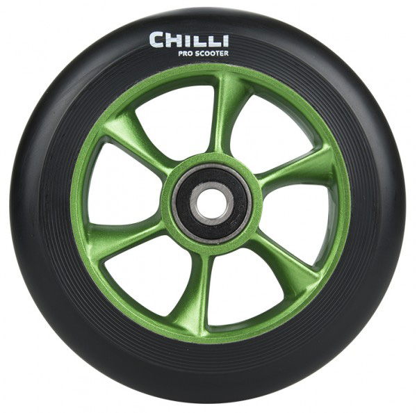 CHILLI PRO SCOOTER Scooter Accessoires TURBO 110mm Rolle 2020 black/green 