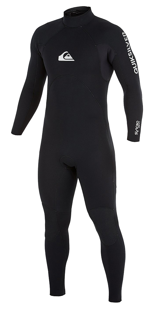 Quiksilver Mens 3/2Mm Syncro Back Zip GBS Wetsuit for Men Back Zip GBS Wetsuit Black XXXL