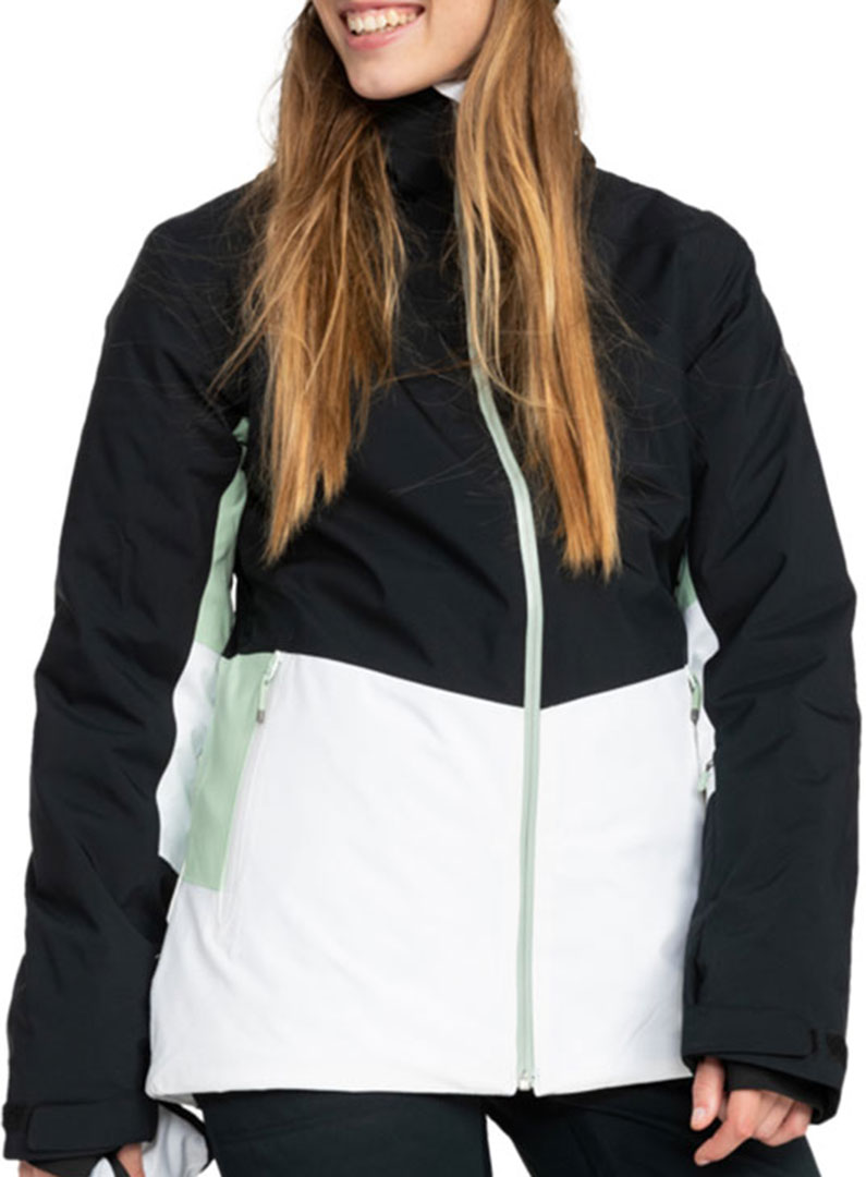 Roxy Women's Peakside Insulated Snow Jacket with DryFlight Technology