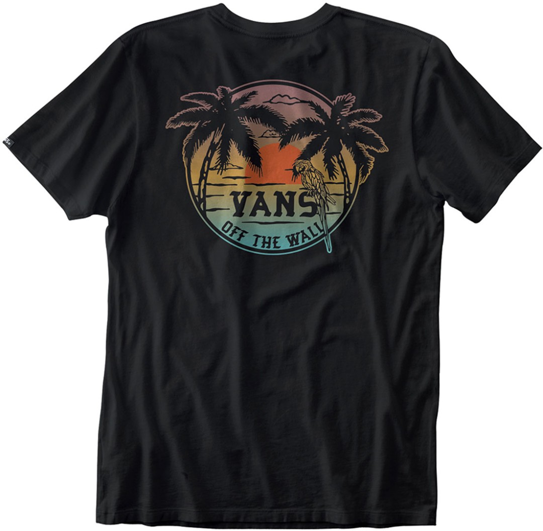 Vans PARADISE ISLAND BIRD T-Shirt black | Warehouse One