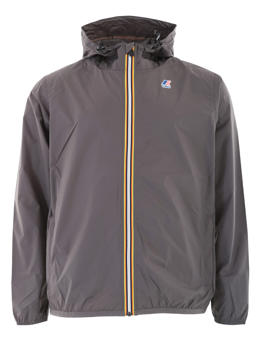 k way grey jacket