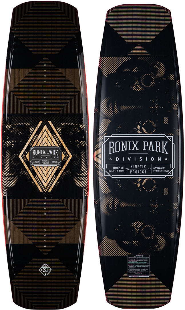 Ronix Kinetik Project Spring Box 2 Wakeboard Mens Sz 138cm Black/Natural 