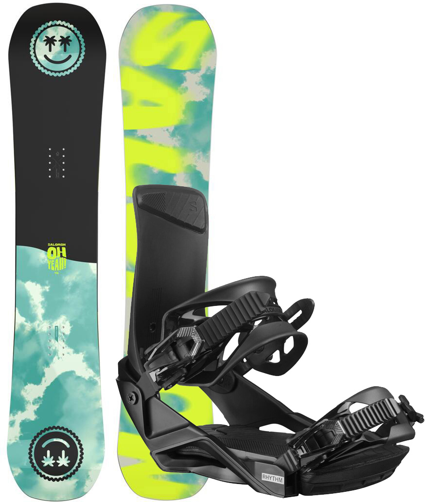 Salomon OH YEAH 143 incl. RHYTHM black Warehouse One