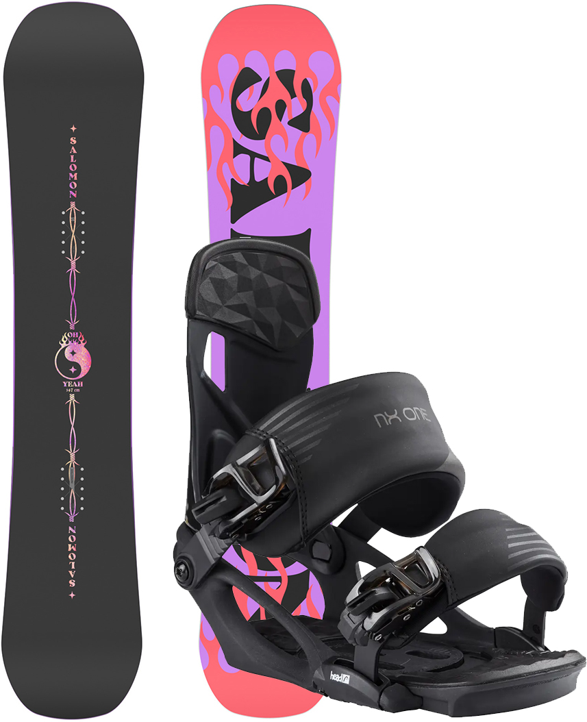 Salomon OH YEAH 138 incl. HEAD NX ONE black | Warehouse One