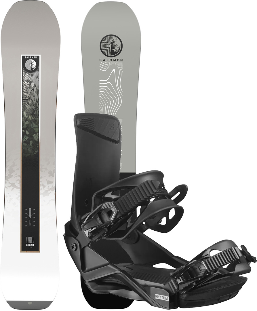 Salomon SIGHT WIDE 166W incl. RHYTHM black | Warehouse One