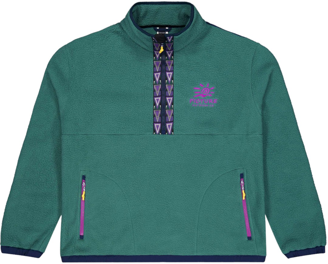 Picture GAMVIK 1/4 ZIP Fleece bayberry | Warehouse One