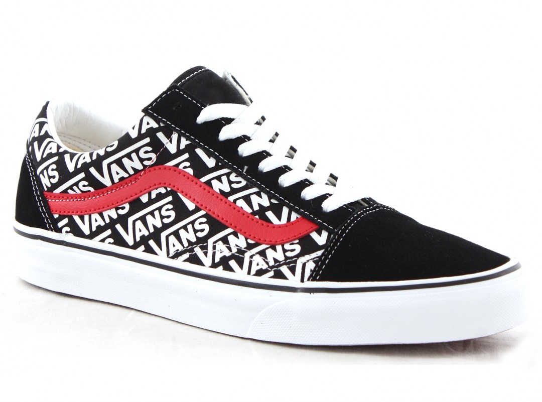 Vans Shoe black/white/red | One SKOOL Warehouse OLD