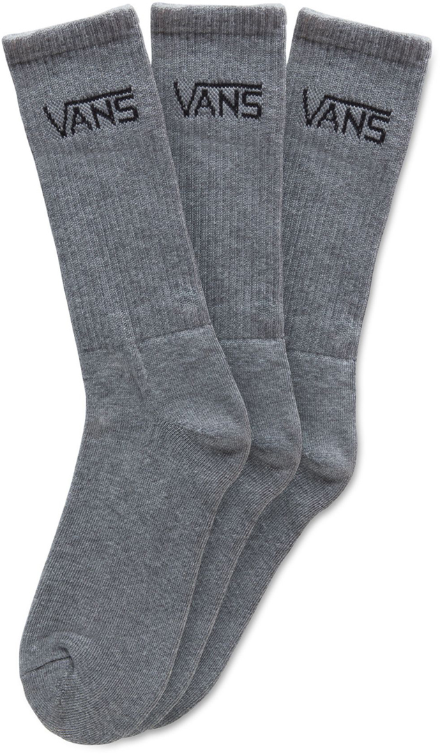 | grey One Warehouse Vans Socks 3-Pack CLASSIC CREW heather