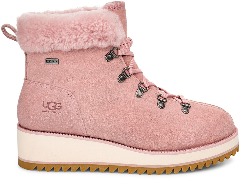 pink lace up uggs