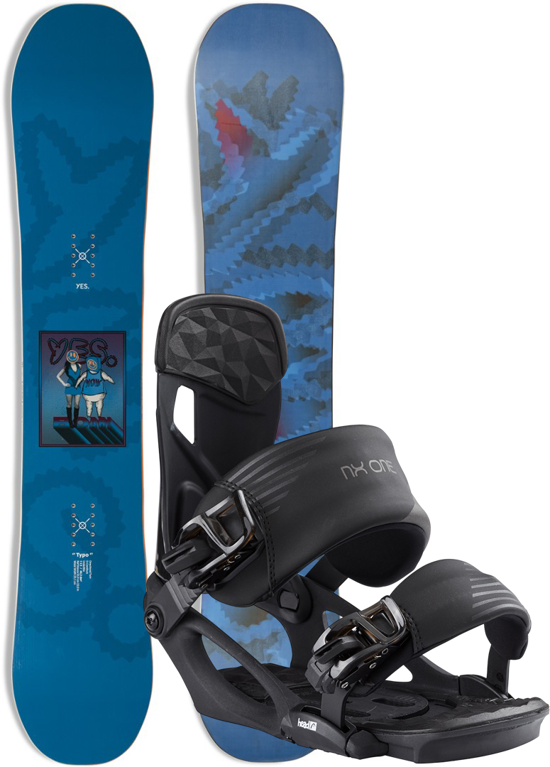 Yes TYPO WIDE incl. HEAD NX ONE black | Warehouse One