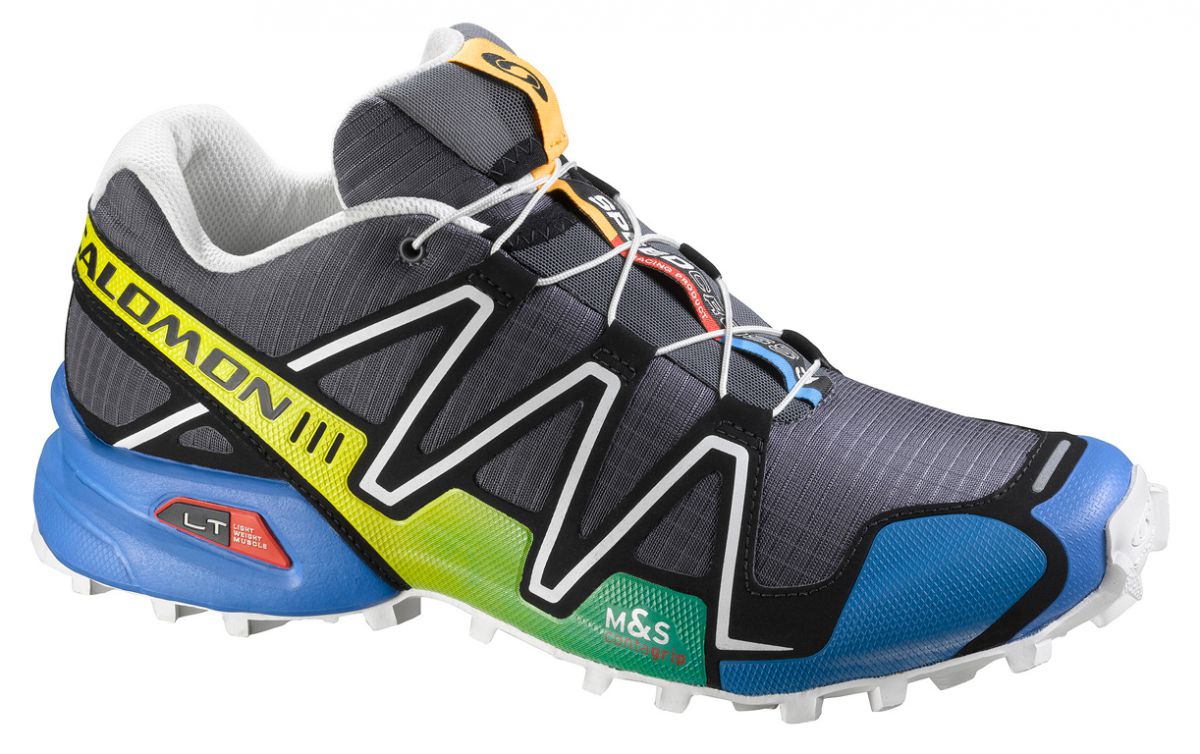 salomon speedcross 3 dark cloud black bright blue salomon speedcross 3 dark cloud black bright blue