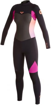 SYNCRO 3/2 GBS BACK ZIP Full Suit 2016 Black/violet/coral | Warehouse One