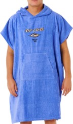 LOGO HOODED TOWEL Poncho blue haze