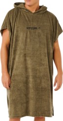 BRAND HOODED TOWEL Poncho olive