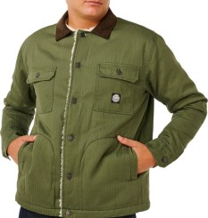 PREMIUM SURF SHERPA Jacke dark olive