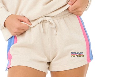 LAS DALIAS COLOURBLOCK Walkshort oatmeal marle