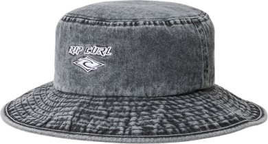 PREMIUM SURF UPF Hut washed black/black