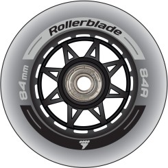 84mm/84a 8er Pack Rollenset clear inkl. SG7 Kugellager