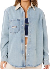 SURF SIDE RELAXED DENIM Hemd washed blue