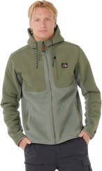 ANTI SERIES SEARCH Zip Fleece cactus green
