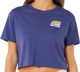 SURF SIDE CROPPED T-Shirt navy