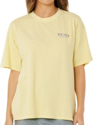 OCEAN BREAK RELAXED T-Shirt pastel yellow