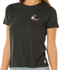 TIDE LINE STANDARD T-Shirt washed black
