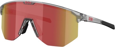 HERO Sunglasses transparent dark grey/red