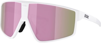P002 Sonnenbrille matte white/brown pink