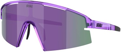 P006 Sunglasses transparent purple/smoke purple mirror