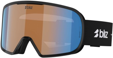 G002S Goggle matte black/n_o_n orange &amp; blue