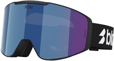 G004 Schneebrille matte black/brown blue multi