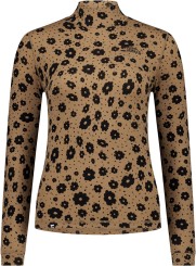 CASCADE MERINO MOCK NECK WOMEN Longsleeve aoraki lily toffee