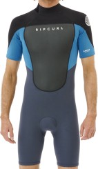 OMEGA 2MM BACK ZIP Shorty blue