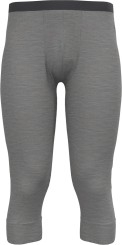 MERINO 200 3/4 Hose odlo steel grey melange