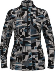 MERINO HERITAGE WOMEN Fleece provincial blue/black