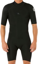 DAWN PATROL 2/2 BACK ZIP Shorty black