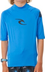 BOYS BRAND WAVE SS Lycra blue gum