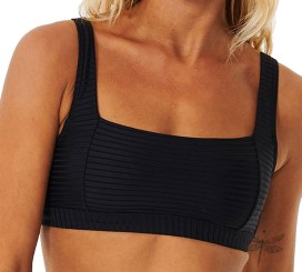 PREMIUM SURF D-DD CROP Bikinioberteil black